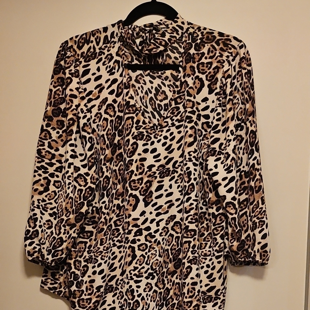 Leopard Print Women's Top
